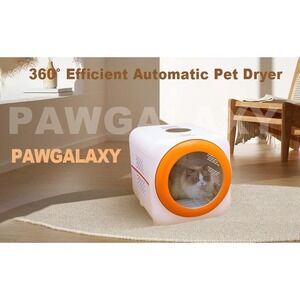 NEW Pet Dryer Box 360° 76L Automatic Cats Dogs Kitten Puppy Ultra Quiet